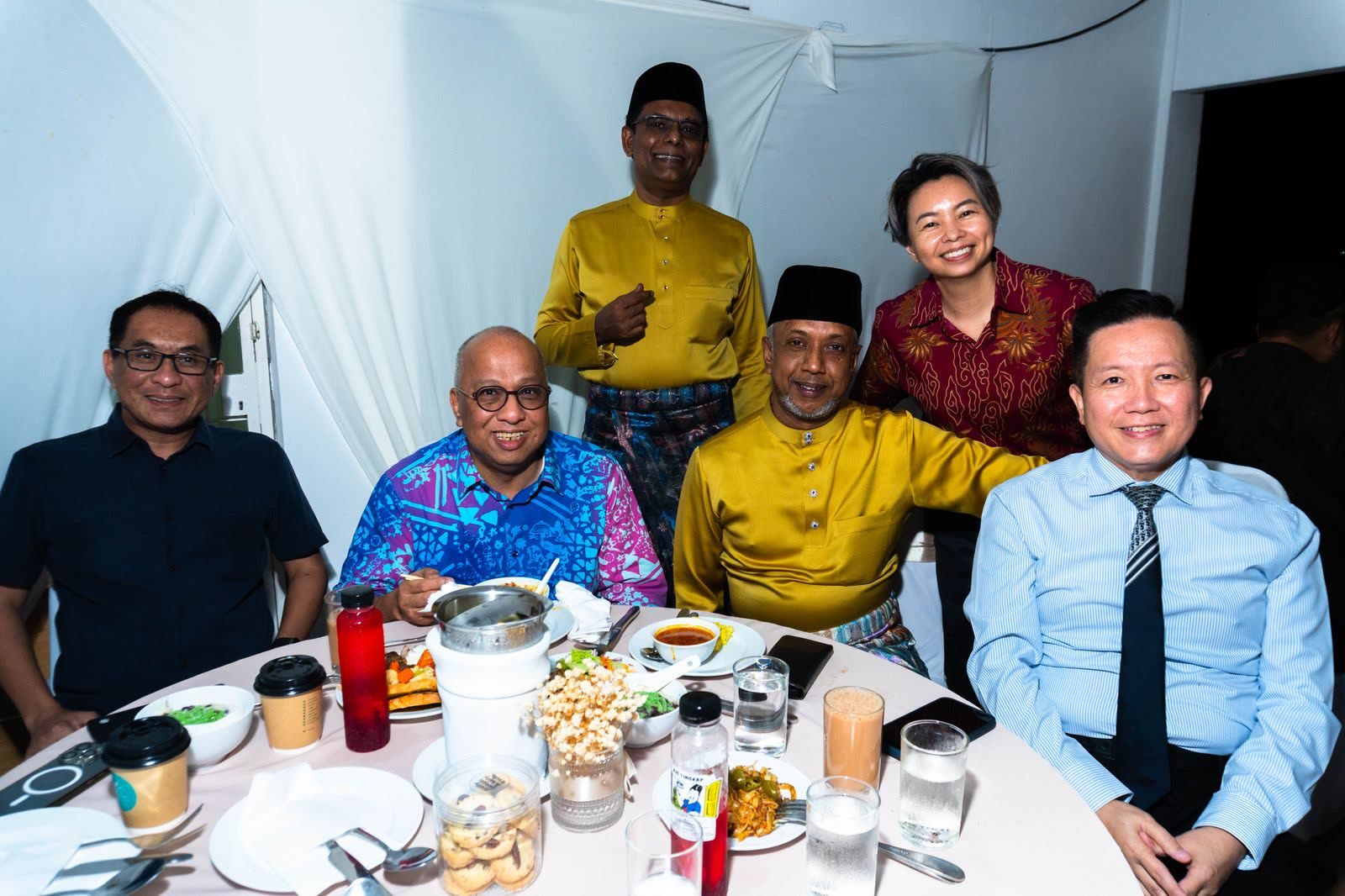 Hari Raya Open House 2026 with partners and team together